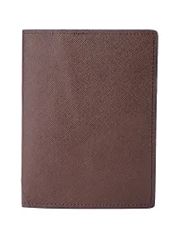 Trendy Men Artificial Leather Brown Card  PassPort Holder-thumb1