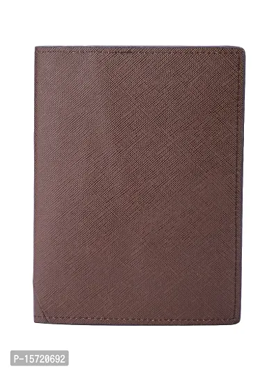 Trendy Men Artificial Leather Brown Card  PassPort Holder-thumb2