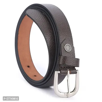 Women Formal Brown Genuine Leather Belt-thumb2