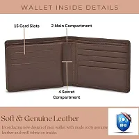 Kastner Men Premium Full Grain Leather Wallet with RFID Blocking-thumb4