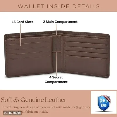 Kastner Men Premium Full Grain Leather Wallet with RFID Blocking-thumb5