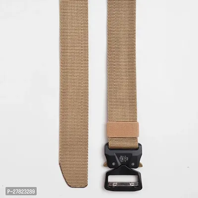 MEN CASUAL BEIGE NYLON,CANVAS BELT-thumb5