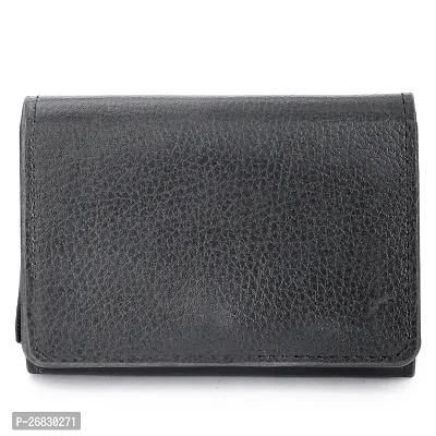 Kastner Artificial Leather Black Card Holder-thumb4