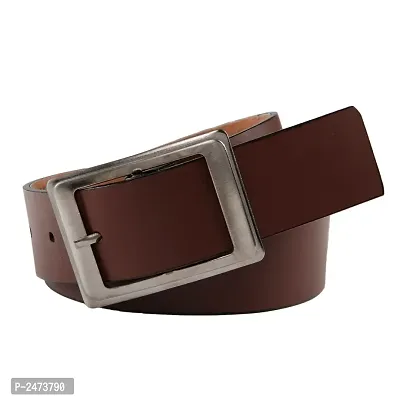 Pack Of 2 Multicoloured Leatherette Formal Belt For Men's-thumb2