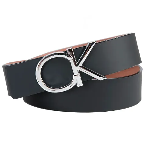Men's Solid Leatherette Belt For Party Occasion