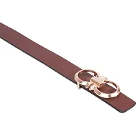 Men's Brown Leatherite Belt-thumb3