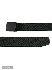 Trendy Canvas Black Army Belt for Men's-thumb3