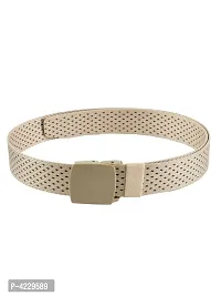 Trendy Canvas Beige Army Belt for Men's-thumb1