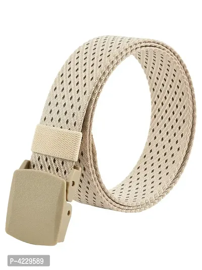 Trendy Canvas Beige Army Belt for Men's-thumb0