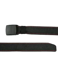 Trendy Canvas Black Army Belt for Men's-thumb3