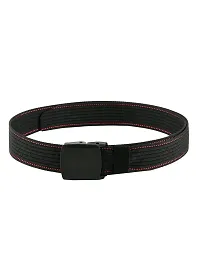 Trendy Canvas Black Army Belt for Men's-thumb1