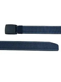 Trendy Canvas Blue Army Belt for Men's-thumb3