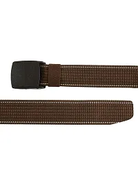 Trendy Canvas Brown Army Belt for Men's-thumb3