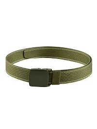 Trendy Canvas Green Army Belt for Men's-thumb1