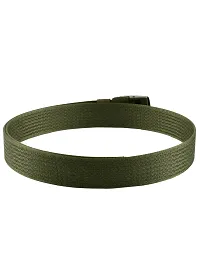 Trendy Canvas Green Army Belt for Men's-thumb2