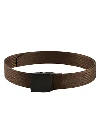 Trendy Canvas Brown Army Belt for Men's-thumb1