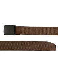 Trendy Canvas Brown Army Belt for Men's-thumb3