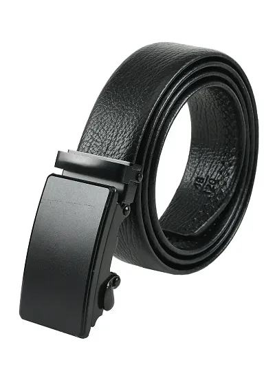 Stylish Artificial Leather Slider Buckle Belt