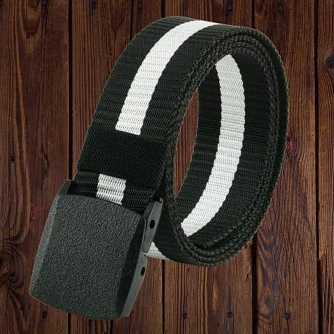 Elite Solid Canvas Belt For Men