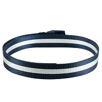 Elite Blue Solid Canvas Belt For Men-thumb2