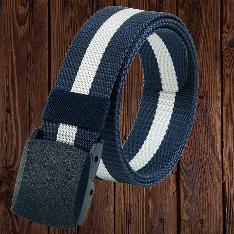 Elite Solid Canvas Belt For Men