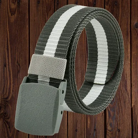 Elite Solid Canvas Belt For Men