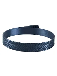 Elite Blue Solid Canvas Belt For Men-thumb2