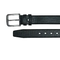 Men's Causal  Artificial Leather Black Belt-thumb2