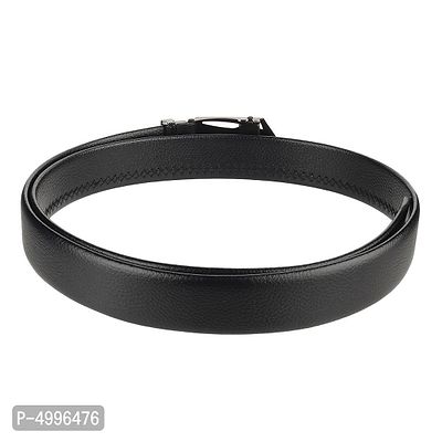 Mens Party Formal Casual Black Artificial Leather Belt-thumb2