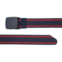 Stylish Blue Canvas Textured Casual Belt For Men And Boys-thumb3