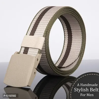 Men's Stylish and Trendy Multicoloured Slim Belt-thumb0