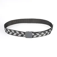 Men's Stylish and Trendy Silver Slim Belt-thumb1