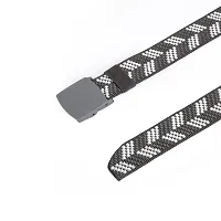 Men's Stylish and Trendy Silver Slim Belt-thumb3