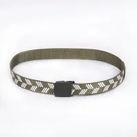 Men's Stylish and Trendy Green Slim Belt-thumb1