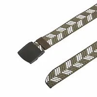 Men's Stylish and Trendy Green Slim Belt-thumb3