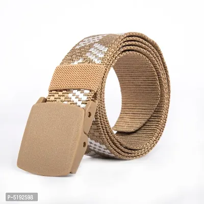 Men's Stylish and Trendy Beige Slim Belt