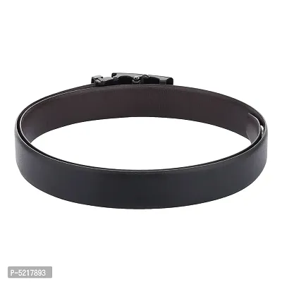 Trendy Black Artificial Leather Solid Casual Belts For Men And Boys-thumb3