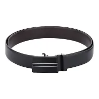 Trendy Black Artificial Leather Solid Casual Belts For Men And Boys-thumb1