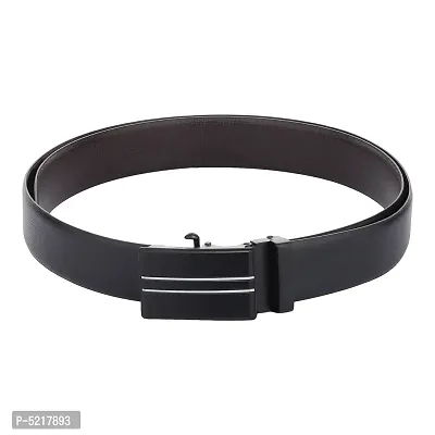 Trendy Black Artificial Leather Solid Casual Belts For Men And Boys-thumb2