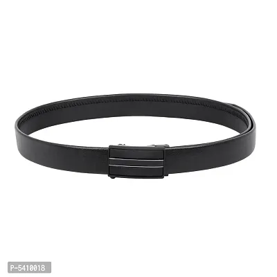 Stylish Black Synthetic Leather Solid Casual And Formal Belts For Men-thumb2