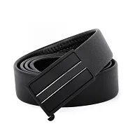 Stylish Black Synthetic Leather Solid Casual And Formal Belts For Men-thumb4