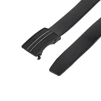 Stylish Black Synthetic Leather Solid Casual And Formal Belts For Men-thumb3