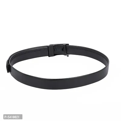 Stylish Black Synthetic Leather Solid Casual And Formal Belts For Men-thumb3