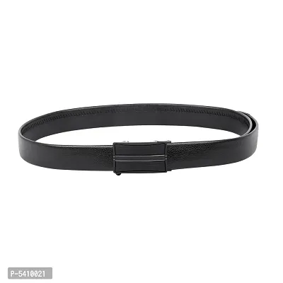 Stylish Black Synthetic Leather Solid Casual And Formal Belts For Men-thumb2