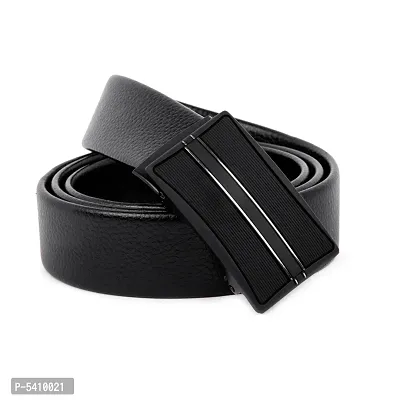 Stylish Black Synthetic Leather Solid Casual And Formal Belts For Men-thumb5