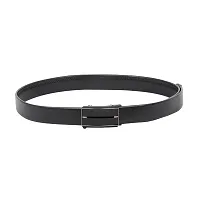 Stylish Black Synthetic Leather Solid Casual And Formal Belts For Men-thumb1