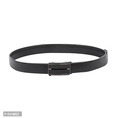 Stylish Black Synthetic Leather Solid Casual And Formal Belts For Men-thumb2