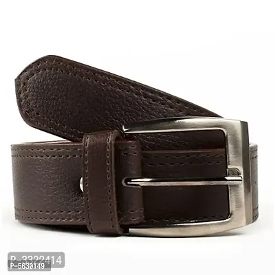 Stylish Brown Synthetic Leather Belts For Men-thumb2