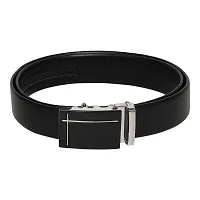 Men's Artificial Leather, Slide Belt With Easier Adjustable Buckle-thumb1