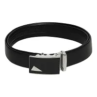 Men's Artificial Leather, Slide Belt With Easier Adjustable Buckle-thumb1